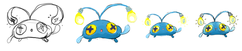 Illustration for article titled Cautious Chinchou! Pokemon One a Day, Series 2!